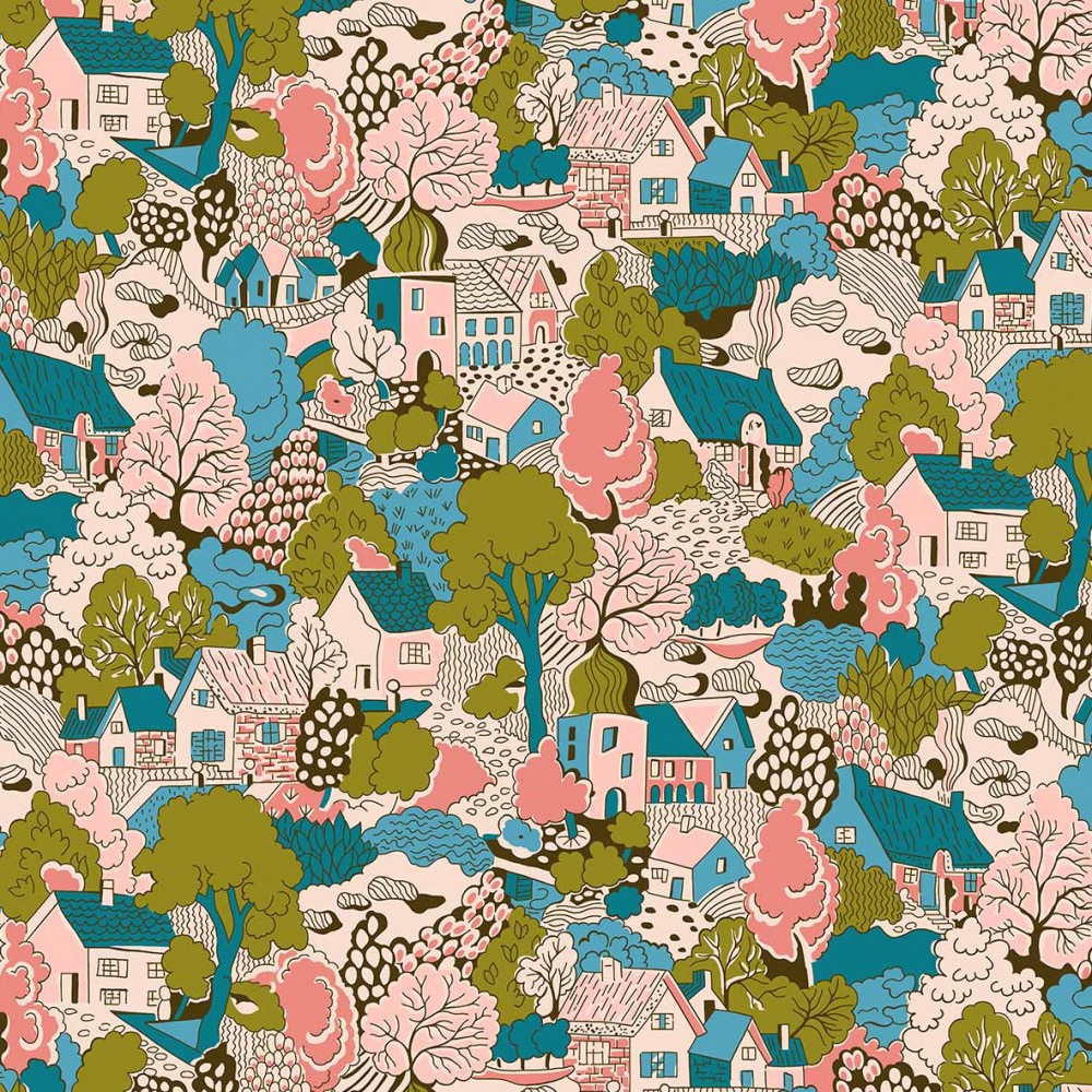 Quilting fat quarters 45x55cm - HEATH VIEW 01666857A