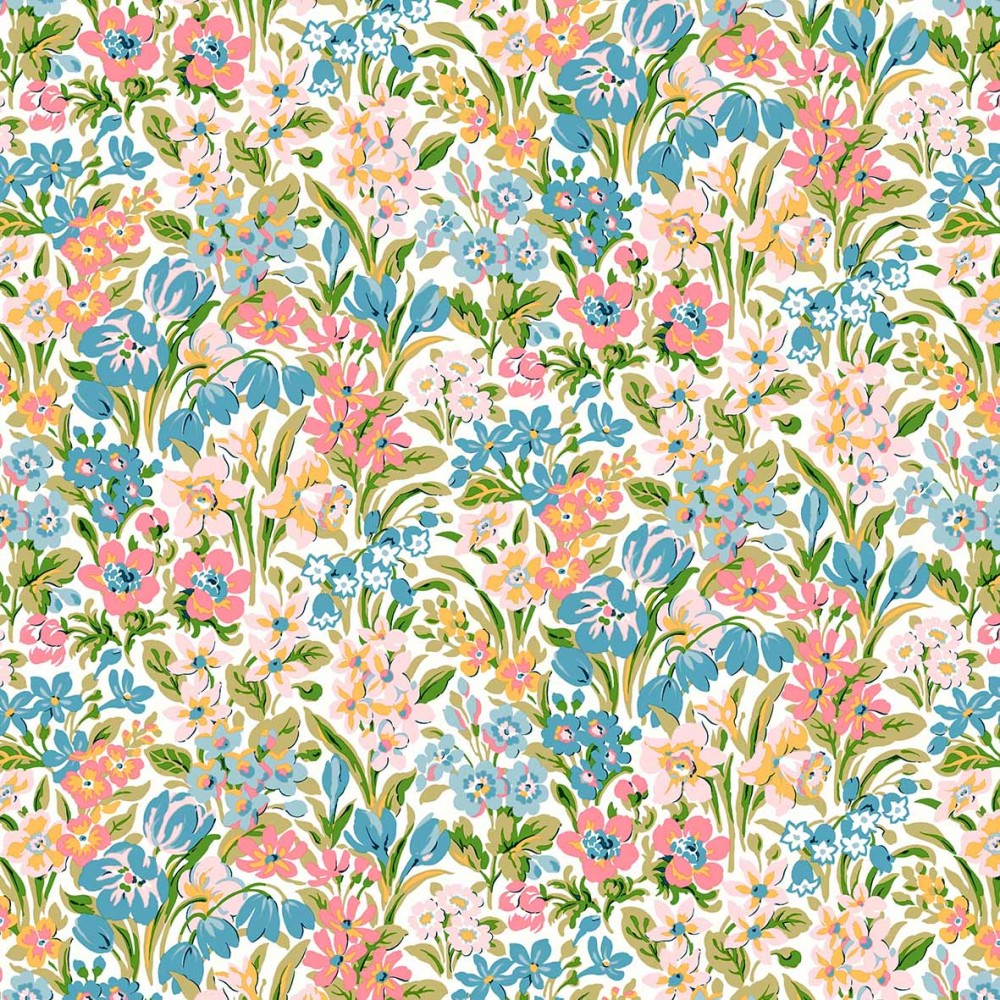 Liberty Quilting fat quarters 45x55cm - KEW BLOOMS 01666864B