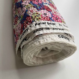 Product picture of a fabric roll with bæk og bølge stof fabric for garment making fabric roll width 110cm Product picture of a fabric roll with bæk og bølge stof fabric for garment making fabric roll width 110cm