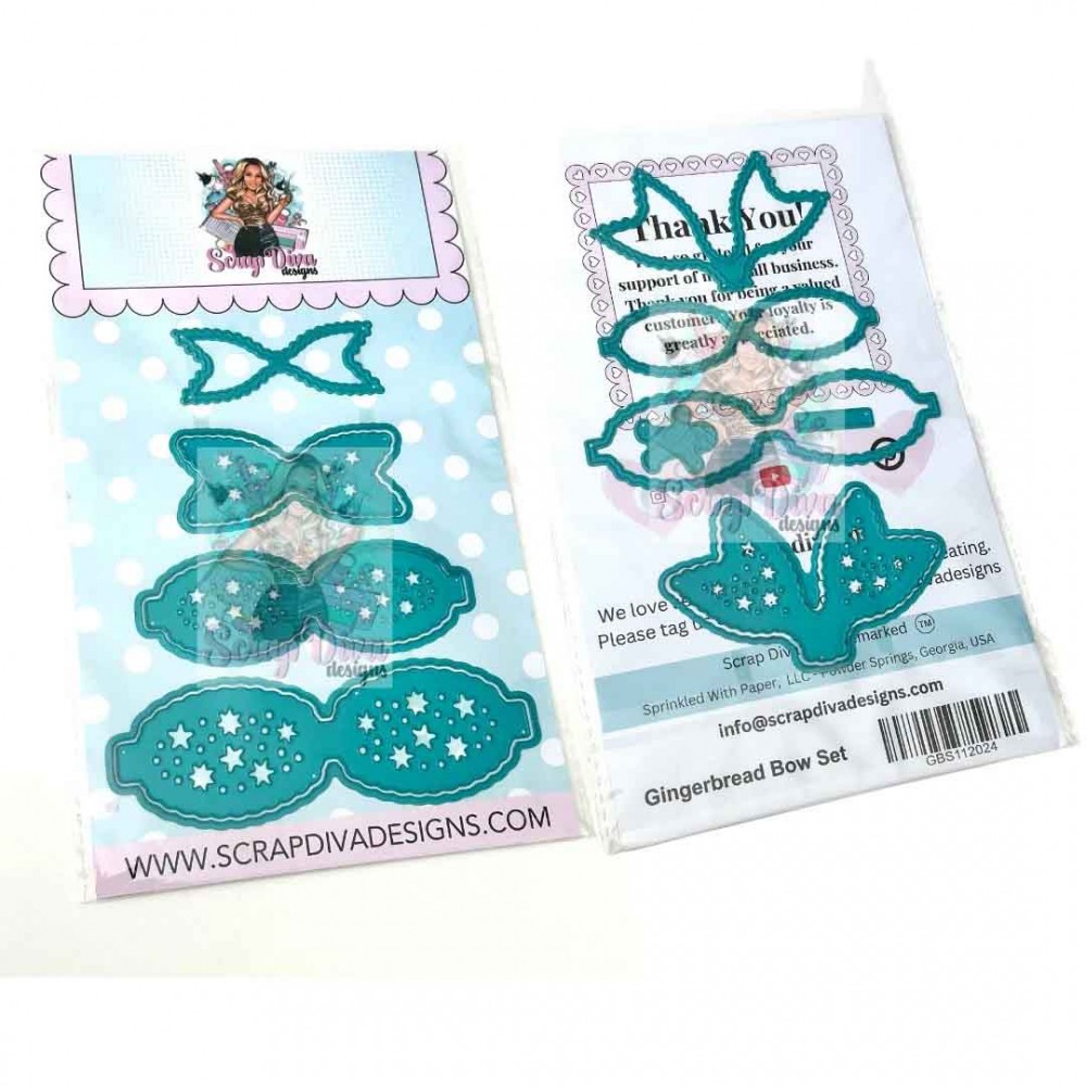 Scrap Diva Designs   Gingerbread Bow Set Scrap Diva Designs   Gingerbread Bow Set