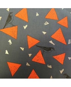 Grafisk med trekanter og fugle - Kokka