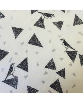 Grafisk med trekanter og fugle - Kokka