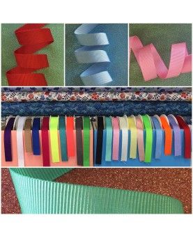 Grosgrain bånd Grå 15mm