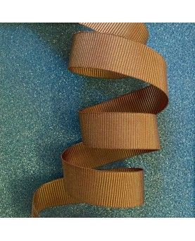 Grosgrain bånd beige 15mm