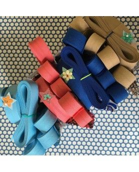 Skråbånd mørk koral - 1 rulle