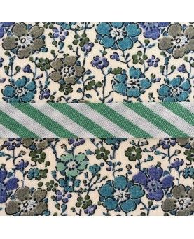 Skråbånd bred stribe - Lyseblå - 3 meter Skråbånd bred stribe - Lyseblå - 3 meter