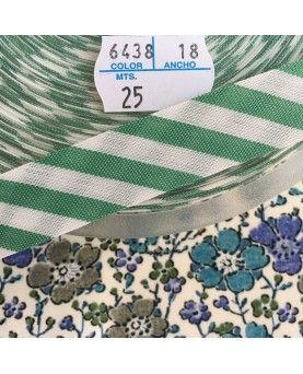 Skråbånd bred stribe - Lyseblå - 3 meter Skråbånd bred stribe - Lyseblå - 3 meter