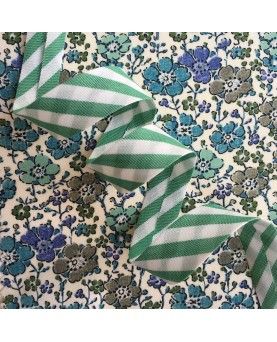 Skråbånd bred stribe - Lyseblå - 3 meter Skråbånd bred stribe - Lyseblå - 3 meter