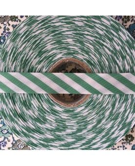 Skråbånd bred stribe - Lyseblå - 3 meter Skråbånd bred stribe - Lyseblå - 3 meter