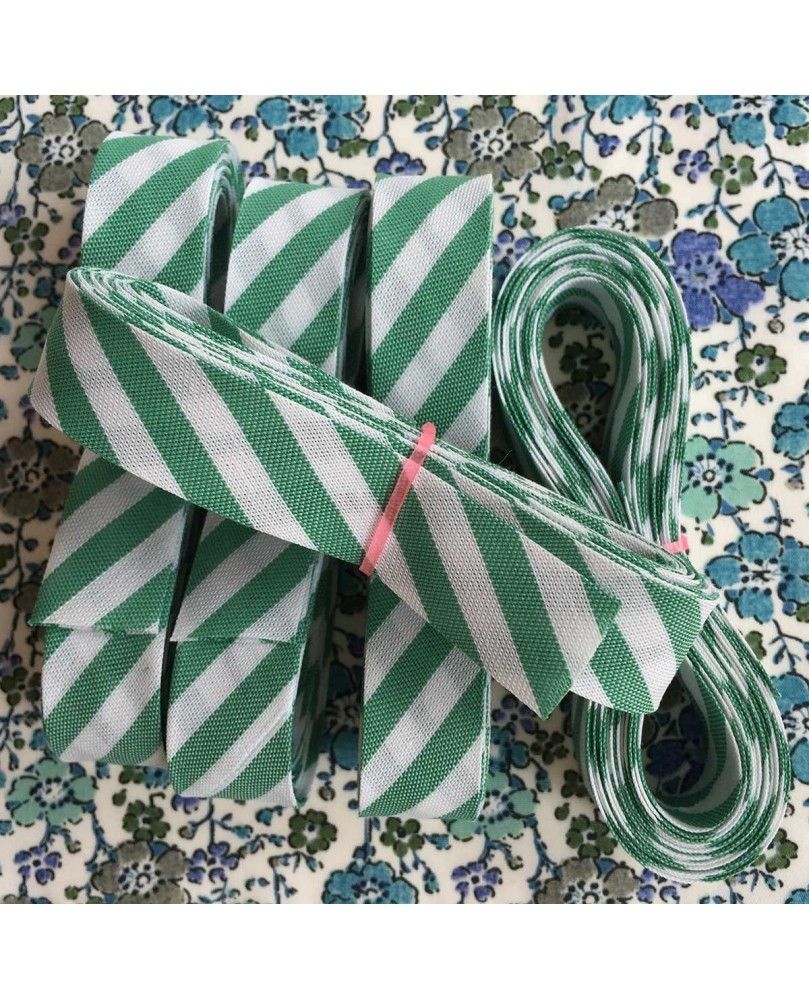 Skråbånd bred stribe - Lyseblå - 3 meter Skråbånd bred stribe - Lyseblå - 3 meter