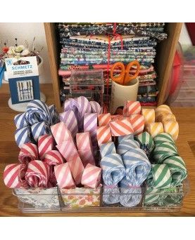 Skråbånd bred stribe - Lyseblå - 3 meter Skråbånd bred stribe - Lyseblå - 3 meter