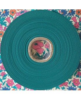 Skråbånd petrol grøn - 3 meter