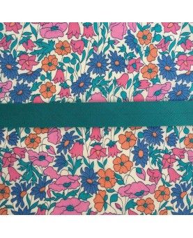 Skråbånd petrol grøn - 3 meter