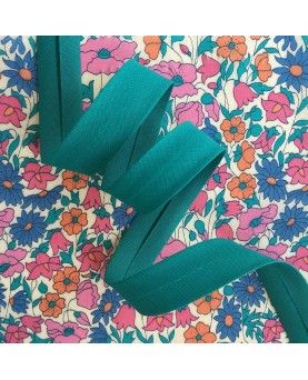 Skråbånd petrol grøn - 3 meter